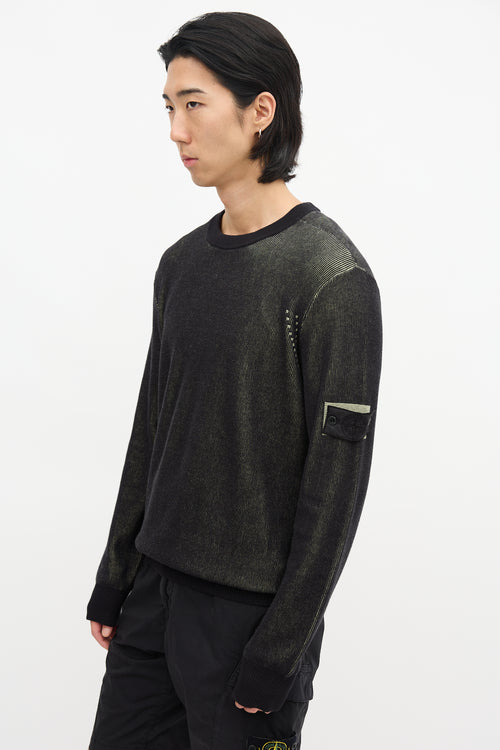 Stone Island Rib Knit Sweater
