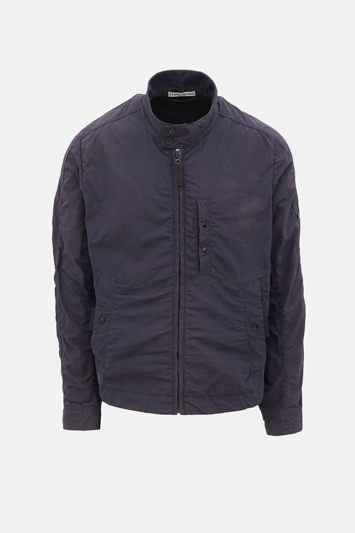 Stone Island Zip Stand Collar Jacket