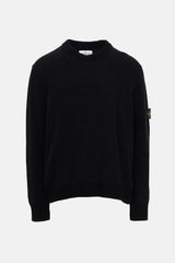 Stone Island Ribbed Chenille Logo Sweater