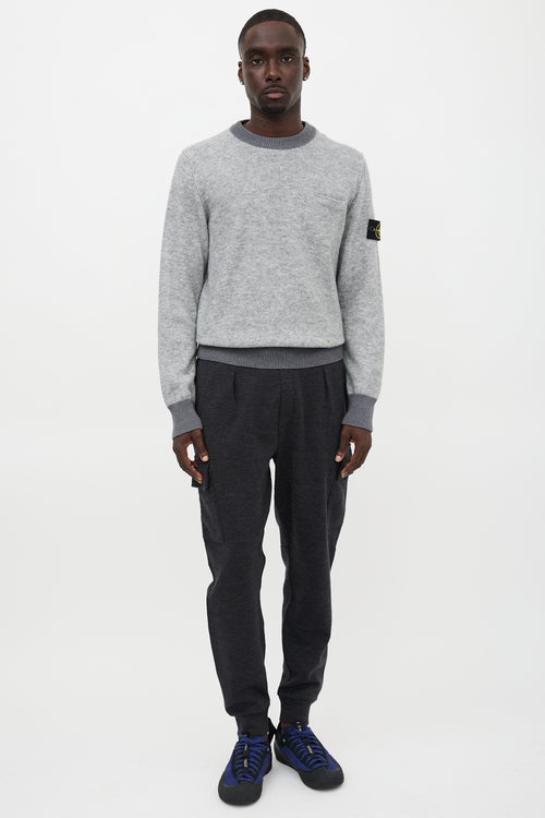 Stone Island Logo Patch Pocket Sweater