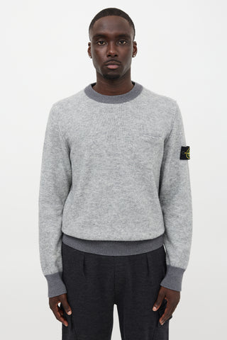 Stone Island Logo Patch Pocket Sweater