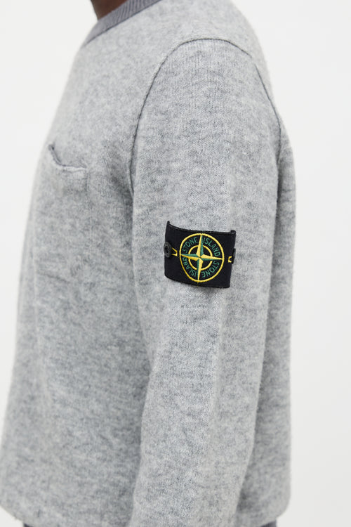 Stone Island Logo Patch Pocket Sweater