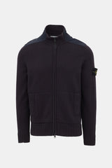 Stone Island Logo Zip Cardigan