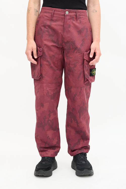 Stone Island X Supreme SS 2022 Camo Cargo Pant
