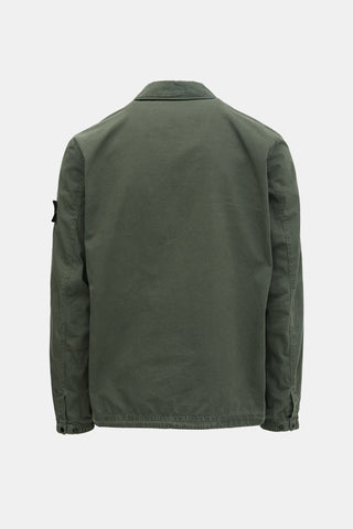 Stone Island Zip Up Shirt