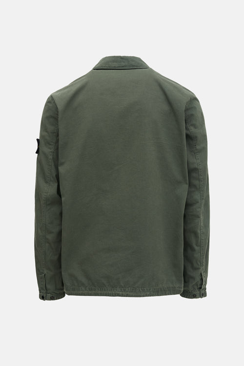 Stone Island Zip Up Shirt