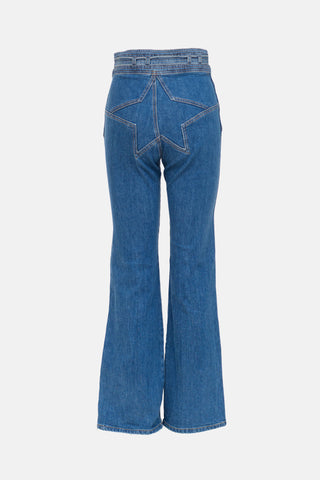 Y-Project Denim Side Slit Jeans