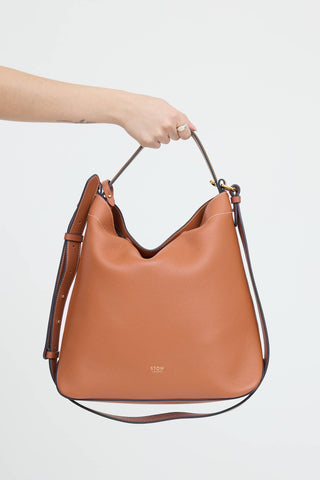 Leather Curve Bag