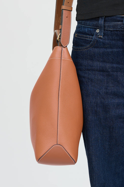 Leather Curve Bag