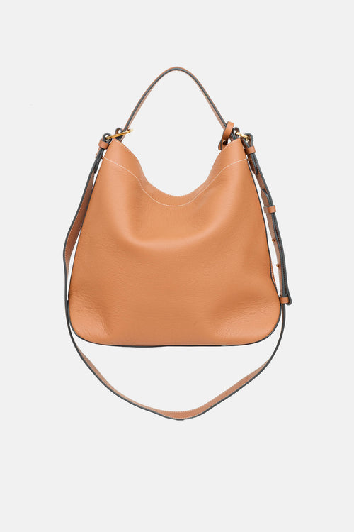 Stow Leather Midi Curve Bag