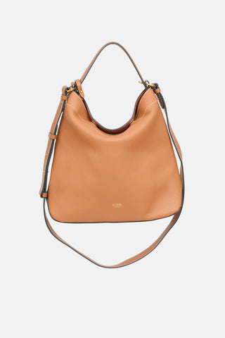 Stow Leather Midi Curve Bag