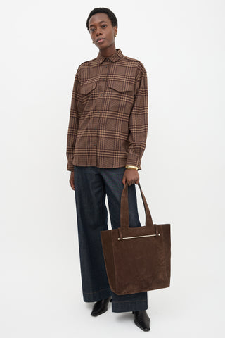 Suede Melody Tote Bag