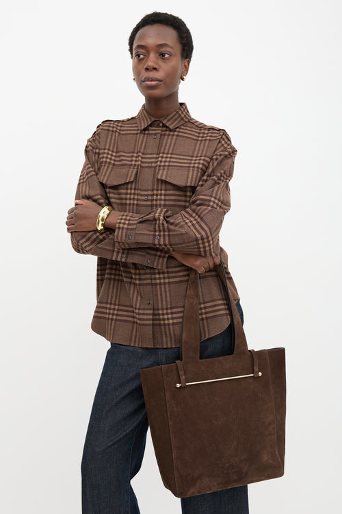 Suede Melody Tote Bag