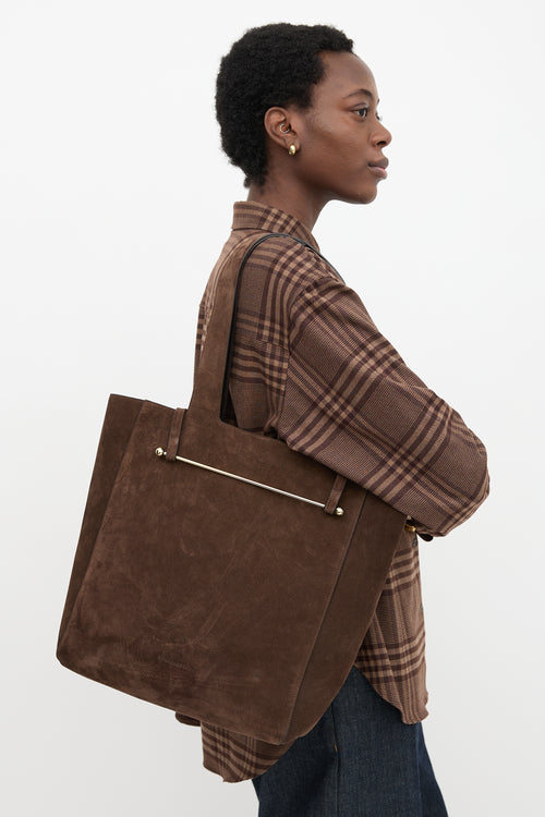 Suede Melody Tote Bag