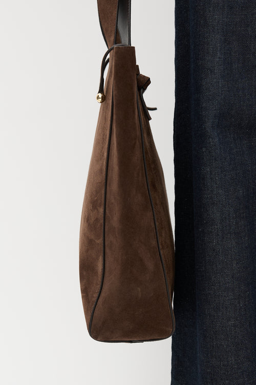 Suede Melody Tote Bag