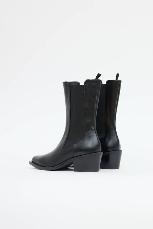 Stuart Weitzman Leather Miley Boot