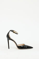 Stuart Weitzman Black Patent Leather 100 Pump