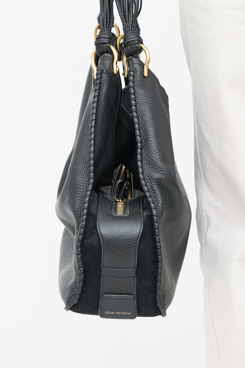 Stuart Weitzman Leather Shoulder Bag