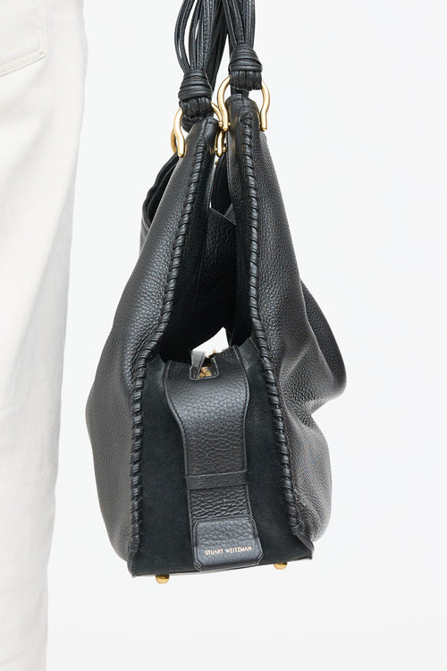 Stuart Weitzman Leather Shoulder Bag