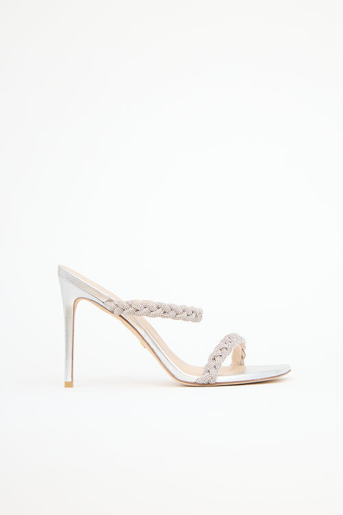 Stuart Weitzman Leather Addison 100 Sandal