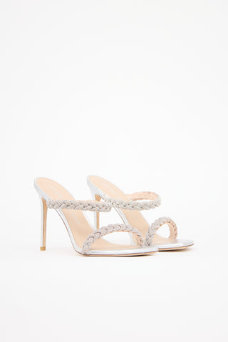 Stuart Weitzman Leather Addison 100 Sandal