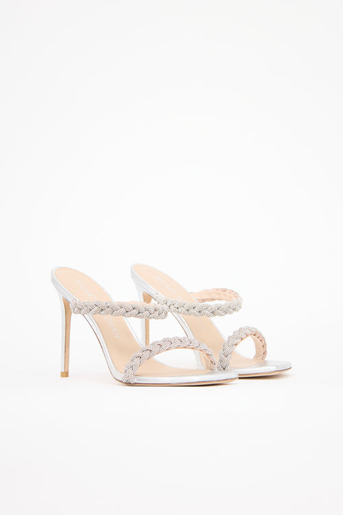 Stuart Weitzman Leather Addison 100 Sandal