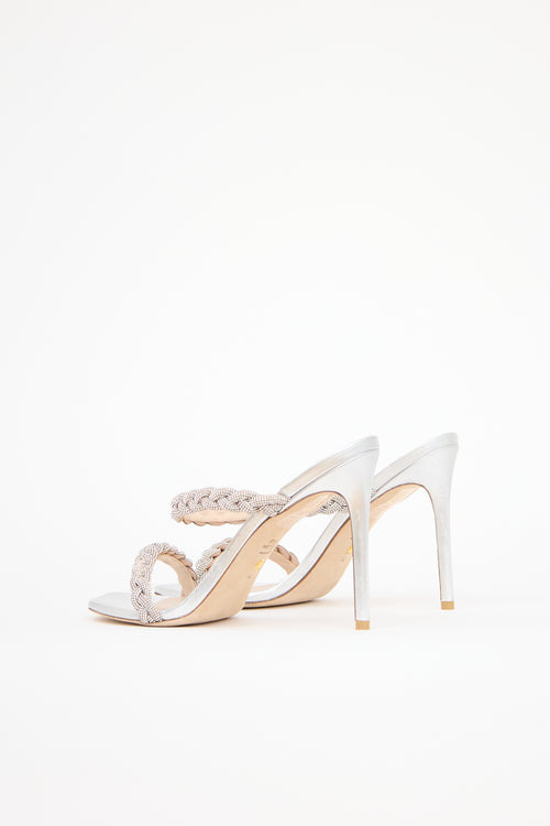 Stuart Weitzman Leather Addison 100 Sandal
