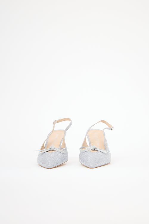 Stuart Weitzman Mesh SW Bow 75 Heel