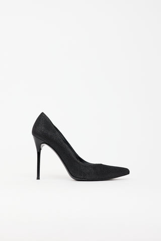 Stuart Weitzman Mesh Shimmer Flirt Pump