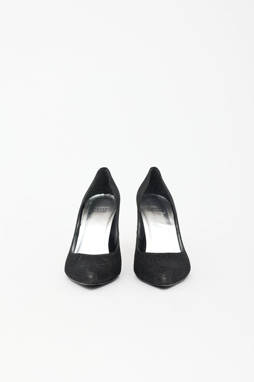 Stuart Weitzman Mesh Shimmer Flirt Pump