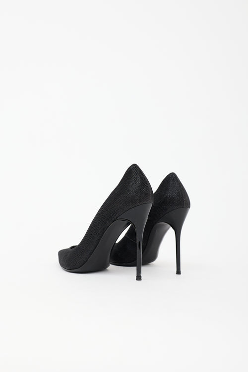 Stuart Weitzman Mesh Shimmer Flirt Pump