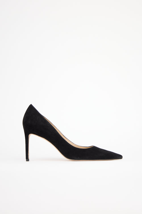 Stuart Weitzman Suede Leigh Pump