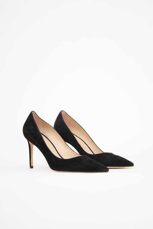 Stuart Weitzman Suede Leigh Pump