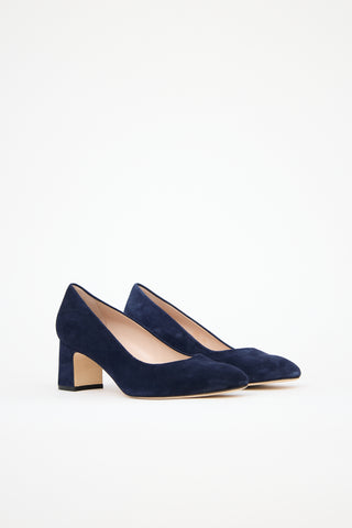 Stuart Weitzman Suede Maeve 50 Pump