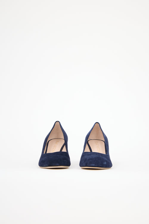 Stuart Weitzman Suede Maeve 50 Pump