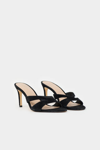 Stuart Weitzman Suede Mariposa Sandal