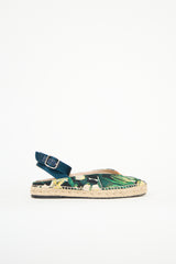 Stuart Weitzman Brocade Floral Toga Espadrille