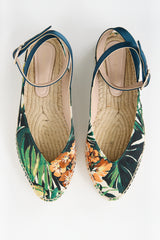 Stuart Weitzman Brocade Floral Toga Espadrille