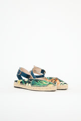 Stuart Weitzman Brocade Floral Toga Espadrille