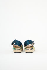 Stuart Weitzman Brocade Floral Toga Espadrille
