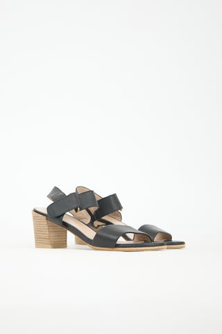 Stuart Weitzman Leather Broadband Sandal