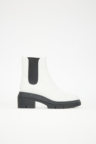 Stuart Weitzman Leather Norah Chelsea Boot