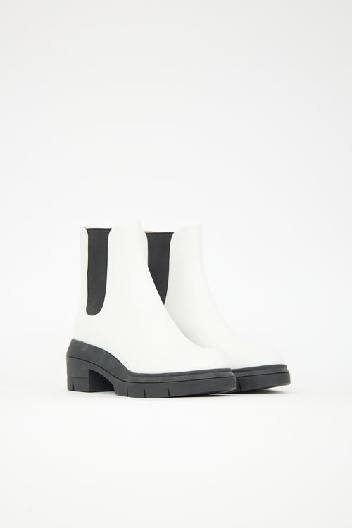 Stuart Weitzman Leather Norah Chelsea Boot