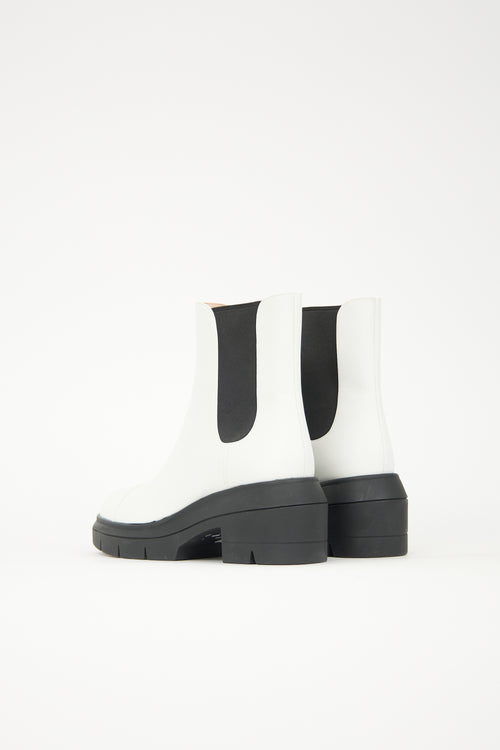 Stuart Weitzman Leather Norah Chelsea Boot