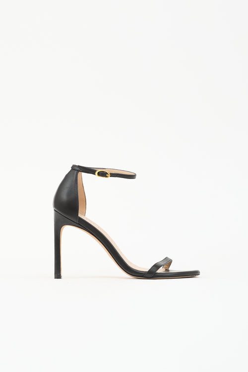 Stuart Weitzman Leather Nudist Sandal