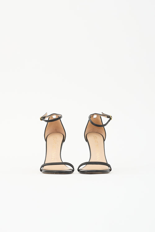Stuart Weitzman Leather Nudist Sandal