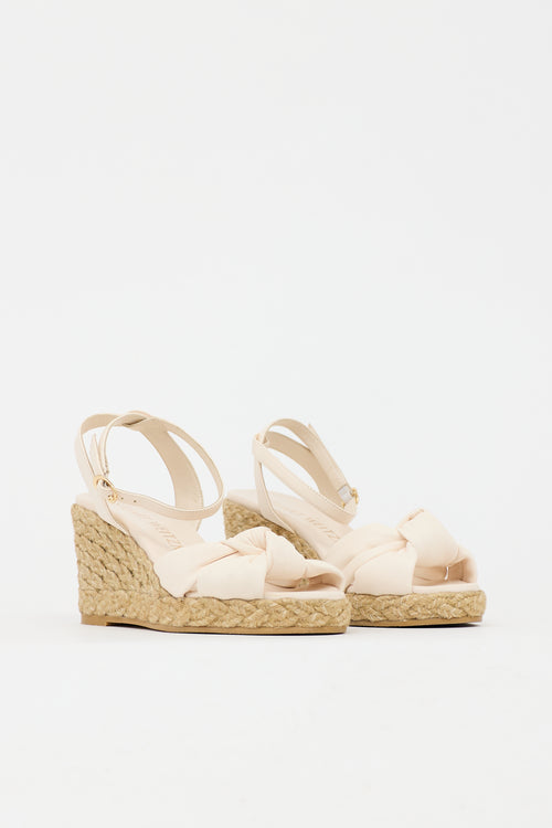 Stuart Weitzman Leather Playa   Sandal