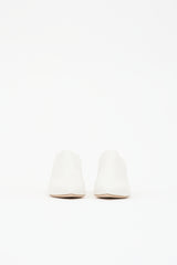 Stuart Weitzman Leather Pointed Toe Mule