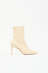 Stuart Weitzman Leather Power Ankle Bootie