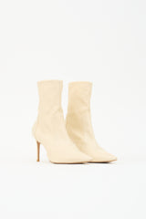 Stuart Weitzman Leather Power Ankle Bootie